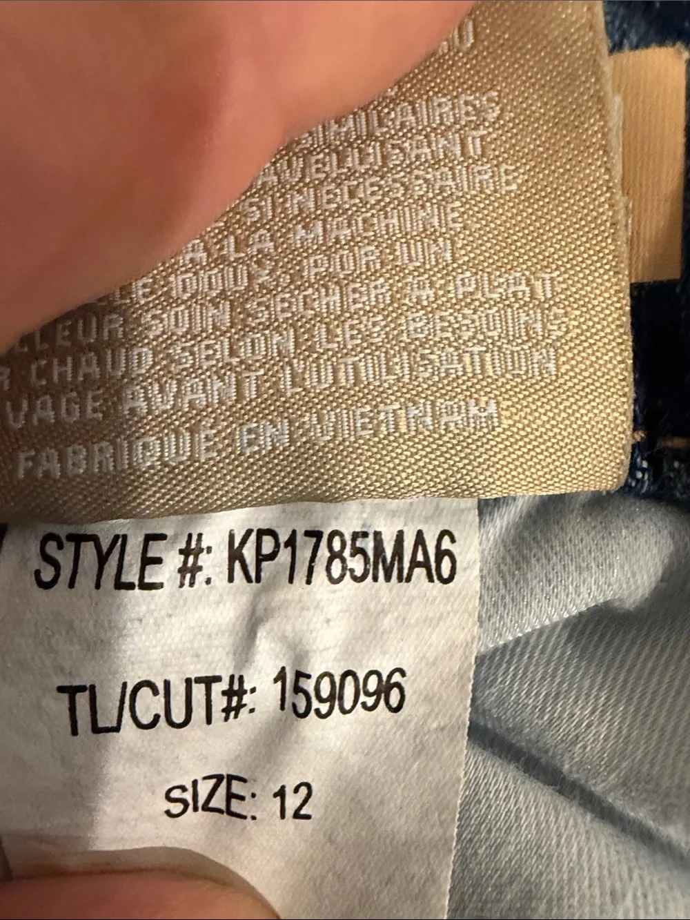 KUT from the Kloth Jodi Fab AB Wide Leg Cargo Jeans Size 12 Medium Wash Denim - Picture 8 of 8